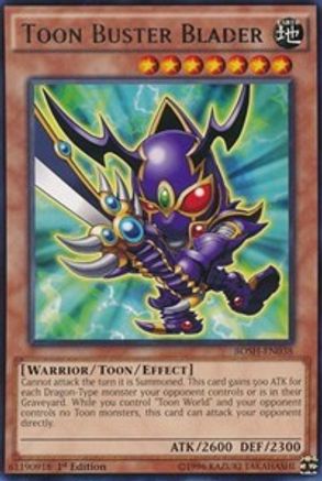 Toon Buster Blader (BOSH-EN038) - Breakers of Shadow Unlimited Breakers of Shadow Yugioh Single Squirtle Squad Card Shop.