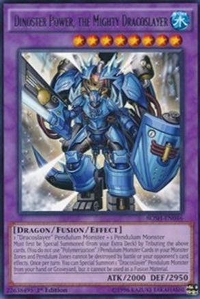 Dinoster Power, the Mighty Dracoslayer (BOSH-EN046) - Breakers of Shadow 1st Edition Breakers of Shadow Yugioh Single Squirtle Squad Card Shop.