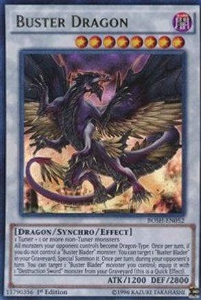 Buster Dragon (BOSH-EN052) - Breakers of Shadow Unlimited Breakers of Shadow Yugioh Single Squirtle Squad Card Shop.