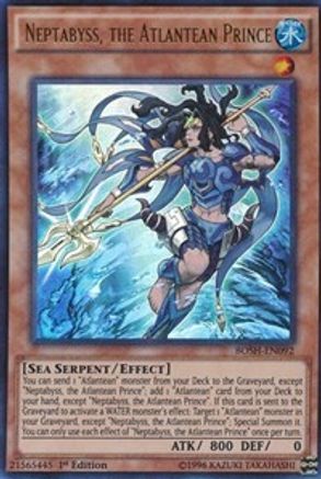 Neptabyss, the Atlantean Prince (BOSH-EN092) - Breakers of Shadow 1st Edition Breakers of Shadow Yugioh Single Squirtle Squad Card Shop.
