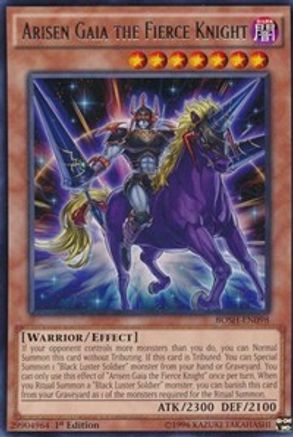Arisen Gaia the Fierce Knight (BOSH-EN098) - Breakers of Shadow 1st Edition Breakers of Shadow Yugioh Single Squirtle Squad Card Shop.