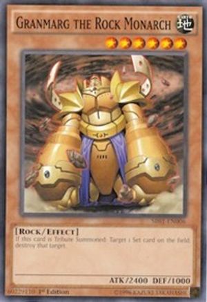 Granmarg the Rock Monarch (SR01-EN006) - Structure Deck: Emperor of Darkness 1st Edition Structure Deck: Emperor of Darkness Yugioh Single Squirtle Squad Card Shop.