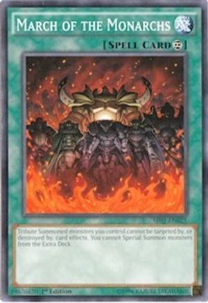 March of the Monarchs (SR01-EN025) - Structure Deck: Emperor of Darkness Unlimited Structure Deck: Emperor of Darkness Yugioh Single Squirtle Squad Card Shop.