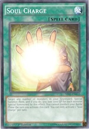 Soul Charge (SR01-EN033) - Structure Deck: Emperor of Darkness 1st Edition Structure Deck: Emperor of Darkness Yugioh Single Squirtle Squad Card Shop.