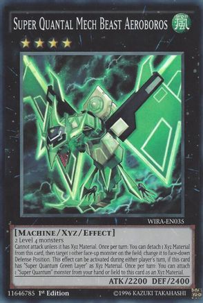 Super Quantal Mech Beast Aeroboros (WIRA-EN035) - Wing Raiders 1st Edition Wing Raiders Yugioh Single Squirtle Squad Card Shop.