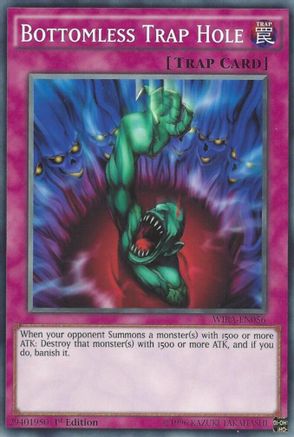 Bottomless Trap Hole (WIRA-EN056) - Wing Raiders 1st Edition Wing Raiders Yugioh Single Squirtle Squad Card Shop.
