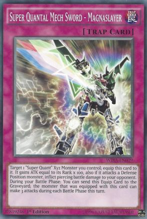 Super Quantal Mech Sword - Magnaslayer (WIRA-EN039) - Wing Raiders 1st Edition Wing Raiders Yugioh Single Squirtle Squad Card Shop.