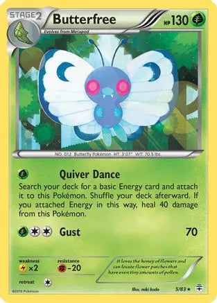 Butterfree 005 - Holofoil Generations - Holo Rare