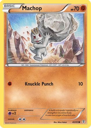 Machop 040 - Reverse Holofoil Generations - Common Generations Pokemon Single Squirtle Squad Card Shop.