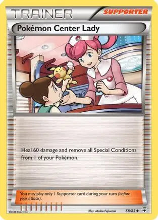 Pokemon Center Lady 068 Generations - Uncommon