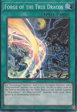 Forge of the True Dracos (BOSH-ENSE4) - Breakers of Shadow Limited Breakers of Shadow Yugioh Single Squirtle Squad Card Shop.