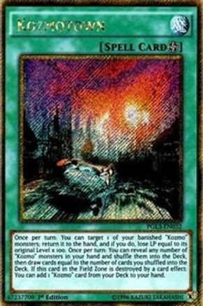 Kozmotown (PGL3-EN032) - Premium Gold: Infinite Gold 1st Edition Premium Gold: Infinite Gold Yugioh Single Squirtle Squad Card Shop.