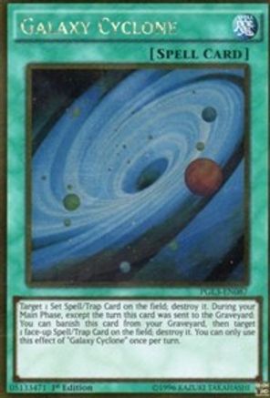 Galaxy Cyclone (PGL3-EN087) - Premium Gold: Infinite Gold 1st Edition Premium Gold: Infinite Gold Yugioh Single Squirtle Squad Card Shop.