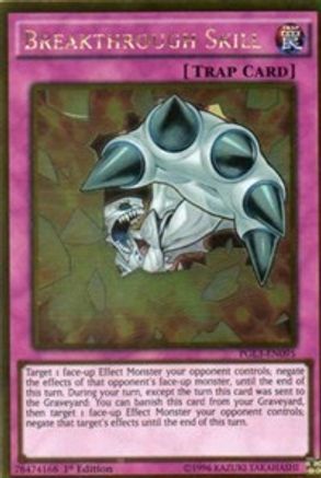 Breakthrough Skill (PGL3-EN095) - Premium Gold: Infinite Gold 1st Edition Premium Gold: Infinite Gold Yugioh Single Squirtle Squad Card Shop.