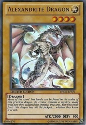 Alexandrite Dragon (PHSW-ENSP1) (PHSW-ENSP1) - Photon Shockwave Limited Photon Shockwave Yugioh Single Squirtle Squad Card Shop.