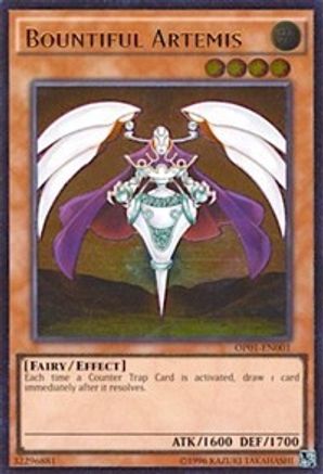 Bountiful Artemis (UTR) (OP01-EN001) - OTS Tournament Pack 1 Unlimited OTS Tournament Pack 1 Yugioh Single Squirtle Squad Card Shop.