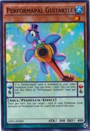 Performapal Guitartle (OP01-EN009) - OTS Tournament Pack 1 Unlimited OTS Tournament Pack 1 Yugioh Single Squirtle Squad Card Shop.