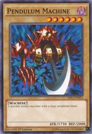 Pendulum Machine (MIL1-EN033) - Millennium Pack 1st Edition Millennium Pack Yugioh Single Squirtle Squad Card Shop.
