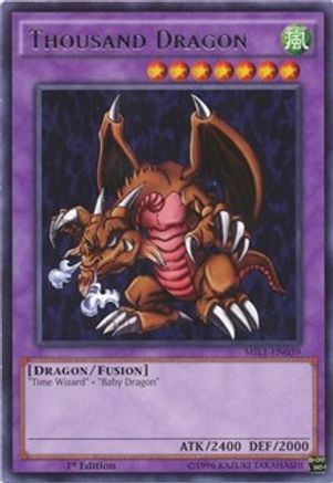 Thousand Dragon (MIL1-EN039) - Millennium Pack 1st Edition Millennium Pack Yugioh Single Squirtle Squad Card Shop.