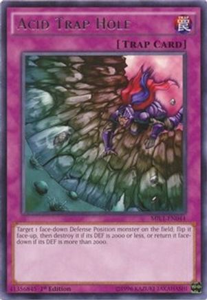 Acid Trap Hole (MIL1-EN044) - Millennium Pack 1st Edition Millennium Pack Yugioh Single Squirtle Squad Card Shop.