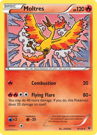 Moltres 009 (RH) - XY Fates Collide - R