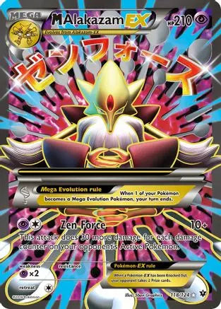 XY - Fates Collide - M Alakazam EX 118/124