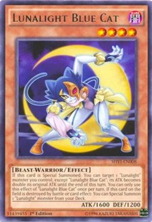 Lunalight Blue Cat (SHVI-EN008) - Shining Victories Unlimited Shining Victories Yugioh Single Squirtle Squad Card Shop.