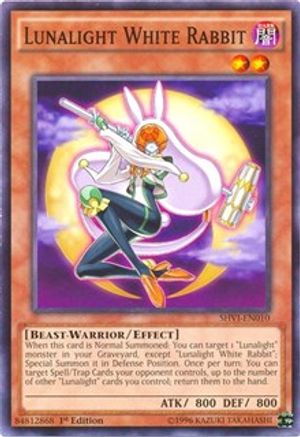Lunalight White Rabbit (SHVI-EN010) - Shining Victories Unlimited Shining Victories Yugioh Single Squirtle Squad Card Shop.