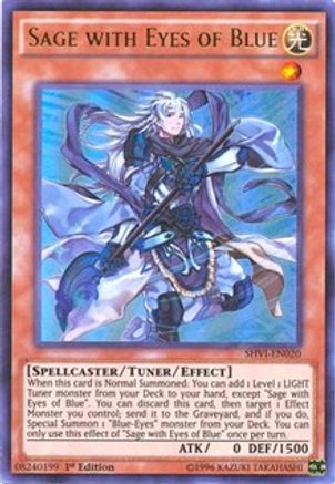 Sage with Eyes of Blue (SHVI-EN020) - Shining Victories 1st Edition Shining Victories Yugioh Single Squirtle Squad Card Shop.