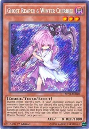 Ghost Reaper & Winter Cherries (SHVI-EN040) - Shining Victories 1st Edition Shining Victories Yugioh Single Squirtle Squad Card Shop.