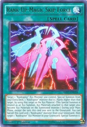 Rank-Up-Magic Skip Force (SHVI-EN058) - Shining Victories 1st Edition Shining Victories Yugioh Single Squirtle Squad Card Shop.