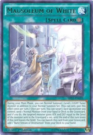 Mausoleum of White (SHVI-EN059) - Shining Victories 1st Edition Shining Victories Yugioh Single Squirtle Squad Card Shop.