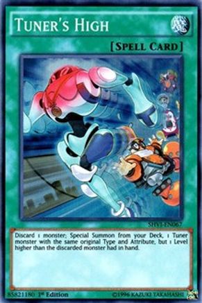 Tuner's High (SHVI-EN067) - Shining Victories Unlimited Shining Victories Yugioh Single Squirtle Squad Card Shop.