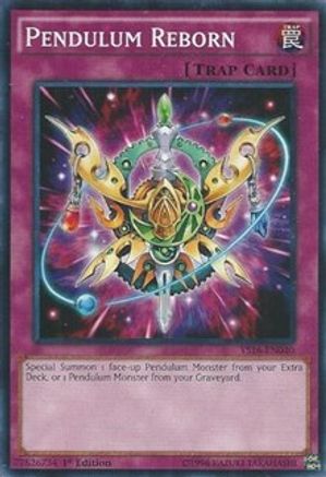 Pendulum Reborn (YS16-EN040) - Starter Deck: Yuya 1st Edition Starter Deck: Yuya Yugioh Single Squirtle Squad Card Shop.