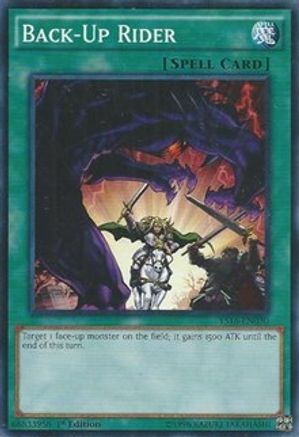 Back-Up Rider (YS16-EN030) - Starter Deck: Yuya 1st Edition Starter Deck: Yuya Yugioh Single Squirtle Squad Card Shop.