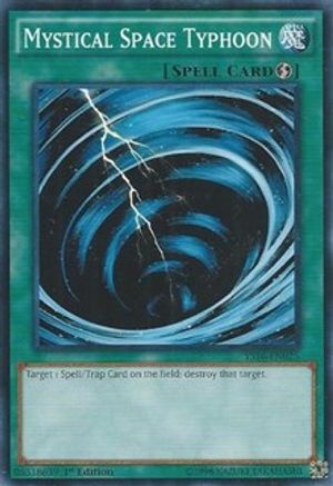 Mystical Space Typhoon (YS16-EN025) - Starter Deck: Yuya 1st Edition Starter Deck: Yuya Yugioh Single Squirtle Squad Card Shop.