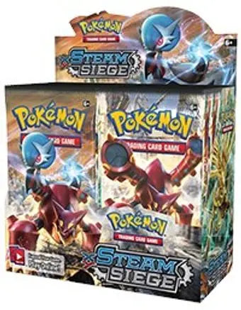 Steam Siege Booster Box XY - Steam Siege Pokemon Sealed Squirtle Squad Card Shop.