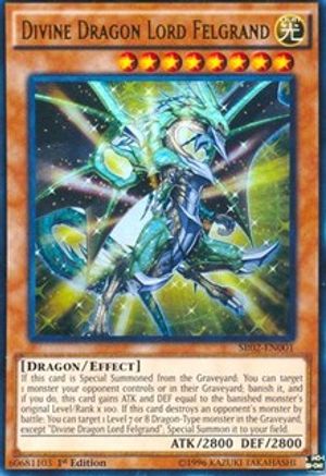 Divine Dragon Lord Felgrand (SR02-EN001) - Structure Deck: Rise of the True Dragons 1st Edition Structure Deck: Rise of the True Dragons Yugioh Single Squirtle Squad Card Shop.