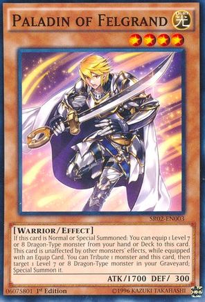 Paladin of Felgrand (SR02-EN003) - Structure Deck: Rise of the True Dragons 1st Edition Structure Deck: Rise of the True Dragons Yugioh Single Squirtle Squad Card Shop.