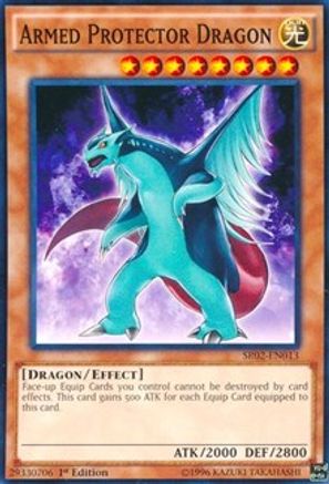 Armed Protector Dragon (SR02-EN013) - Structure Deck: Rise of the True Dragons 1st Edition Structure Deck: Rise of the True Dragons Yugioh Single Squirtle Squad Card Shop.