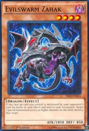 Evilswarm Zahak (SR02-EN014) - Structure Deck: Rise of the True Dragons 1st Edition Structure Deck: Rise of the True Dragons Yugioh Single Squirtle Squad Card Shop.
