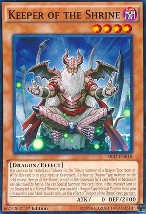 Keeper of the Shrine (SR02-EN018) - Structure Deck: Rise of the True Dragons 1st Edition Structure Deck: Rise of the True Dragons Yugioh Single Squirtle Squad Card Shop.