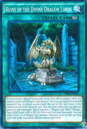 Ruins of the Divine Dragon Lords (SR02-EN024) - Structure Deck: Rise of the True Dragons 1st Edition Structure Deck: Rise of the True Dragons Yugioh Single Squirtle Squad Card Shop.