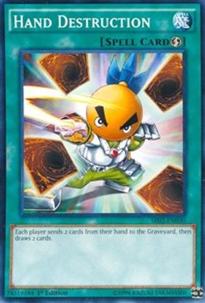 Hand Destruction (SR02-EN030) - Structure Deck: Rise of the True Dragons 1st Edition Structure Deck: Rise of the True Dragons Yugioh Single Squirtle Squad Card Shop.