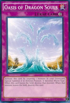 Oasis of Dragon Souls (SR02-EN040) - Structure Deck: Rise of the True Dragons 1st Edition Structure Deck: Rise of the True Dragons Yugioh Single Squirtle Squad Card Shop.