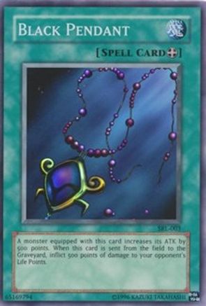 Black Pendant (SRL-003) - Spell Ruler Unlimited Spell Ruler Yugioh Single Squirtle Squad Card Shop.