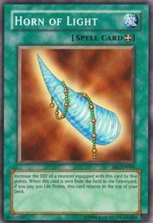 Horn of Light (SRL-004) - Spell Ruler Unlimited Spell Ruler Yugioh Single Squirtle Squad Card Shop.