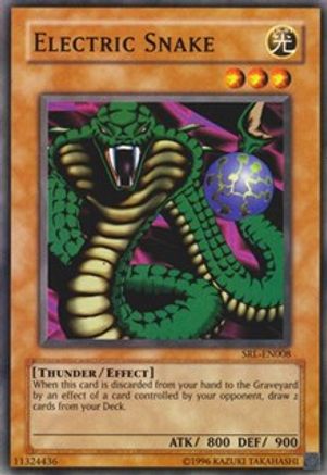 Electric Snake (SRL-008) - Spell Ruler Unlimited Spell Ruler Yugioh Single Squirtle Squad Card Shop.