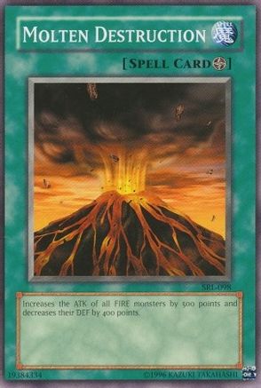 Molten Destruction (SRL-098) - Spell Ruler Unlimited Spell Ruler Yugioh Single Squirtle Squad Card Shop.