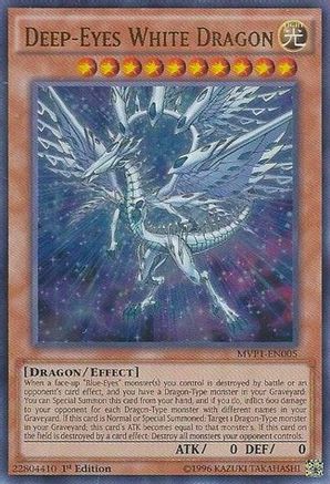 Deep-Eyes White Dragon (MVP1-EN005) - The Dark Side of Dimensions Movie Pack Unlimited The Dark Side of Dimensions Movie Pack Yugioh Single Squirtle Squad Card Shop.